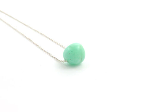 CHRYSOPRASE BEAD PENDANT