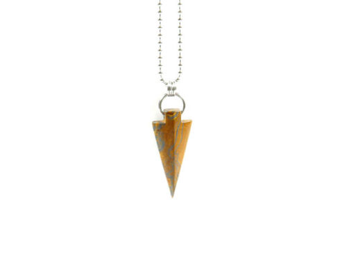 TIGER IRON ARROWHEAD PENDANT