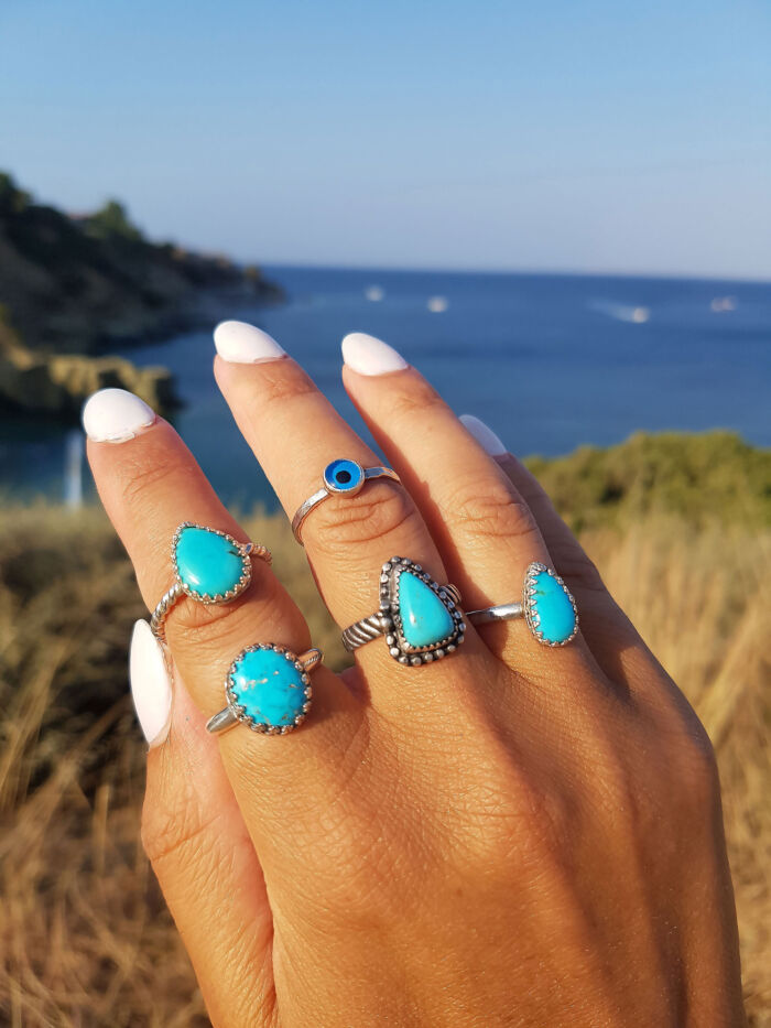 TEARDROP TURQUOISE RING