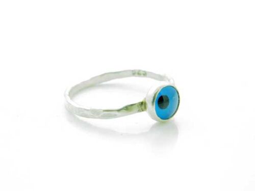 EVIL EYE SILVER RING