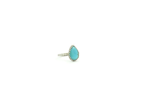 teardrop turquoise ring