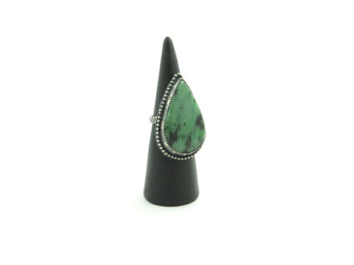 ZOISITE SILVER RING