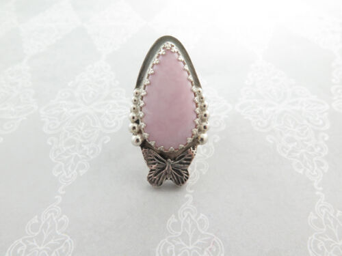 PINK OPAL BUTTERFLY RING