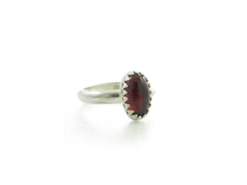 Oval Garnet ring