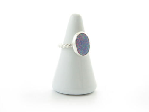 Lavender Opal oval ring