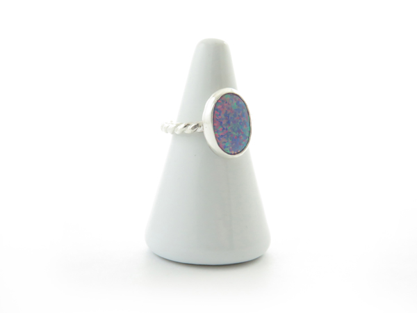 Lavender Opal oval ring