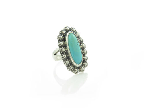 Flower Kingman Turquoise ring