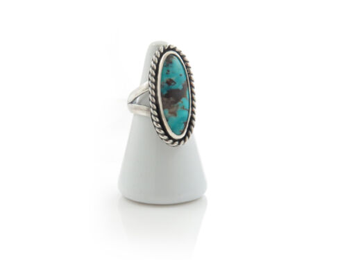 Hubei Turquoise oval ring