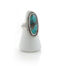 Hubei Turquoise oval ring